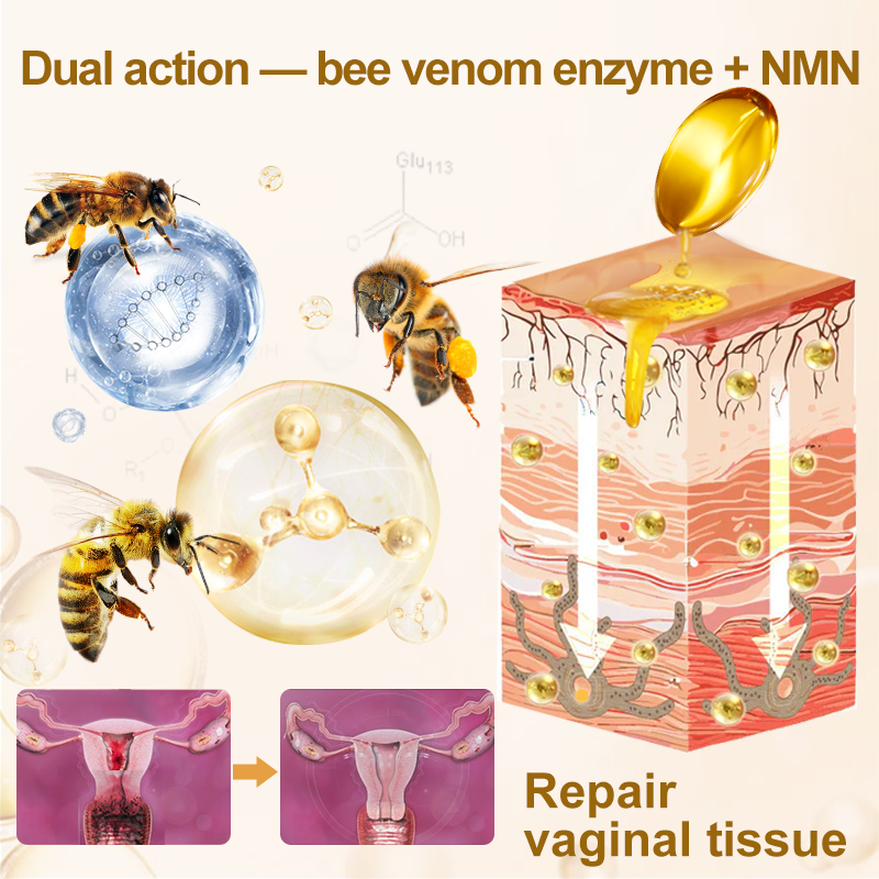 Bee Venom NMN Natural Repair Vaginal Capsules💗[Regulates hormone imbalance, obesity, acne, uterine fibroids and vaginal diseases]